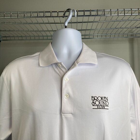Antigua Men’s Broken Sound Country Club Boca Sz M Performance Golf Polo Shirt - Picture 3 of 12